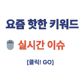 요즘 핫한 키워드 정보