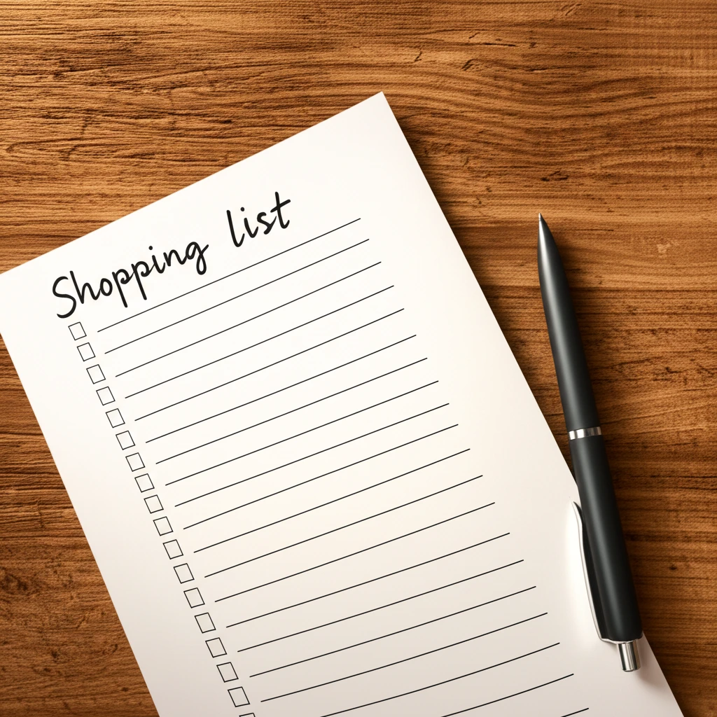 계획적인 쇼핑 습관을 보여주는 이미지