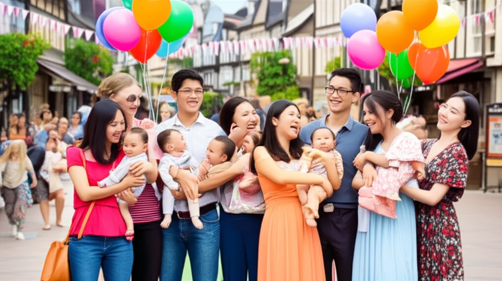 행복한 가족의 모습