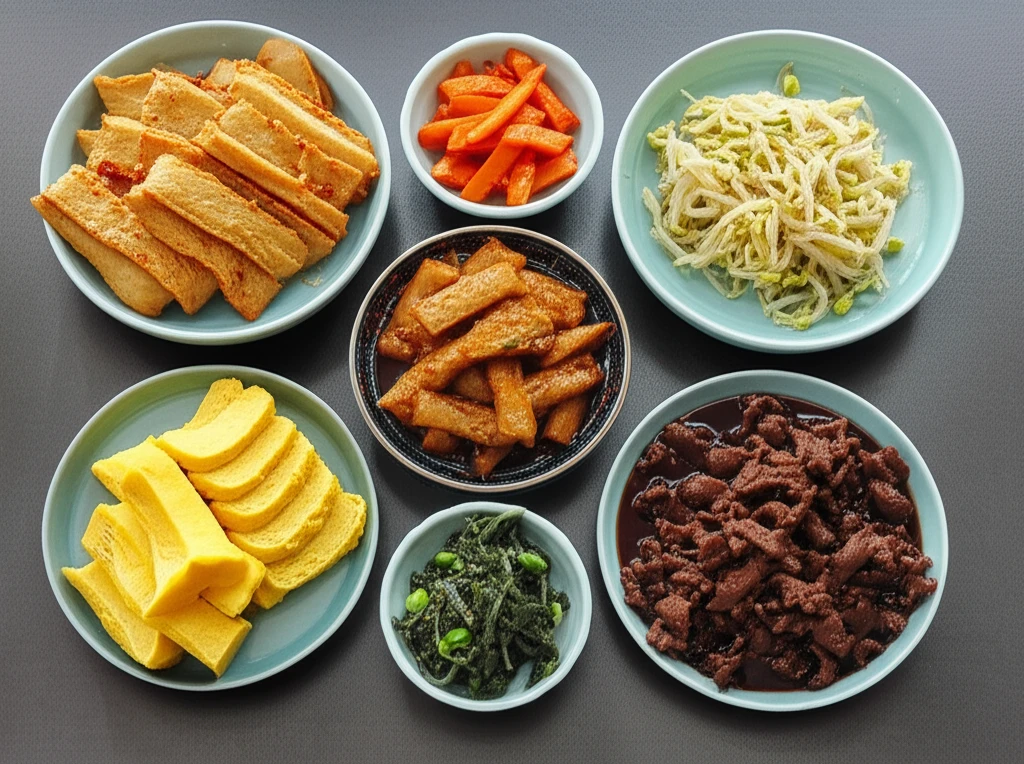 밑반찬 만들기 이미지