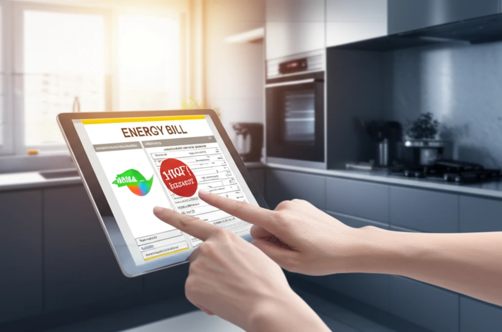 스마트폰으로 도시가스 요금을 확인하는 모습