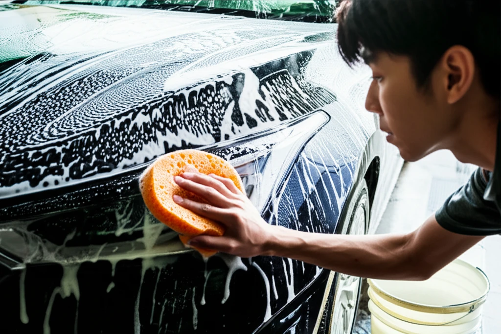 셀프 세차의 이점 이미지