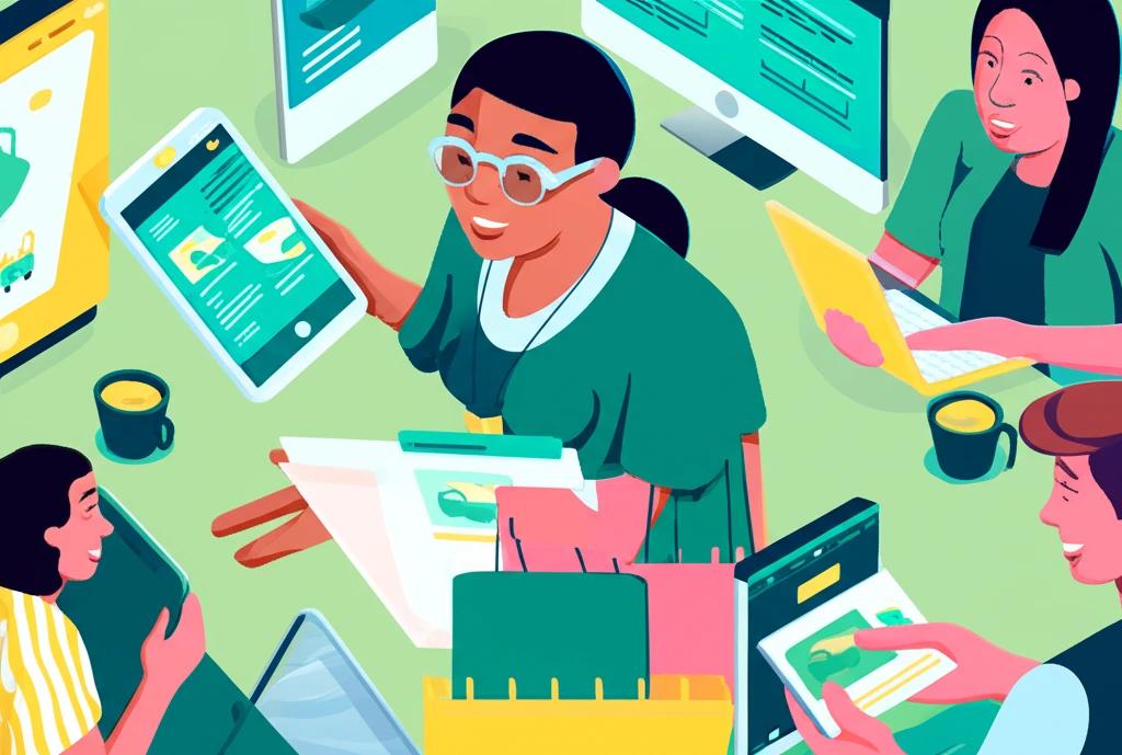 현명한 소비를 하는 모습