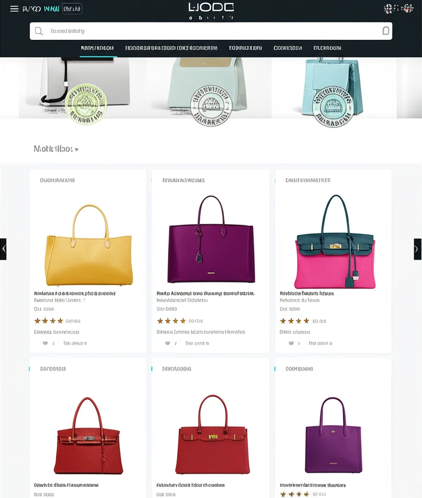 온라인 중고명품 플랫폼 이미지