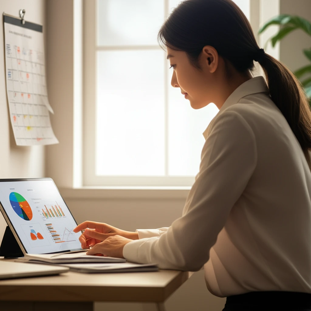 재정적 미래 이미지