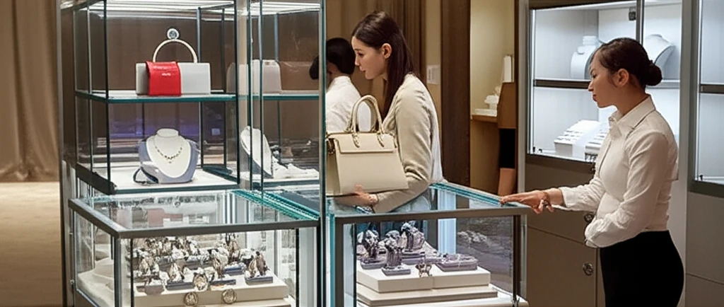 오프라인 중고명품 매장 이미지