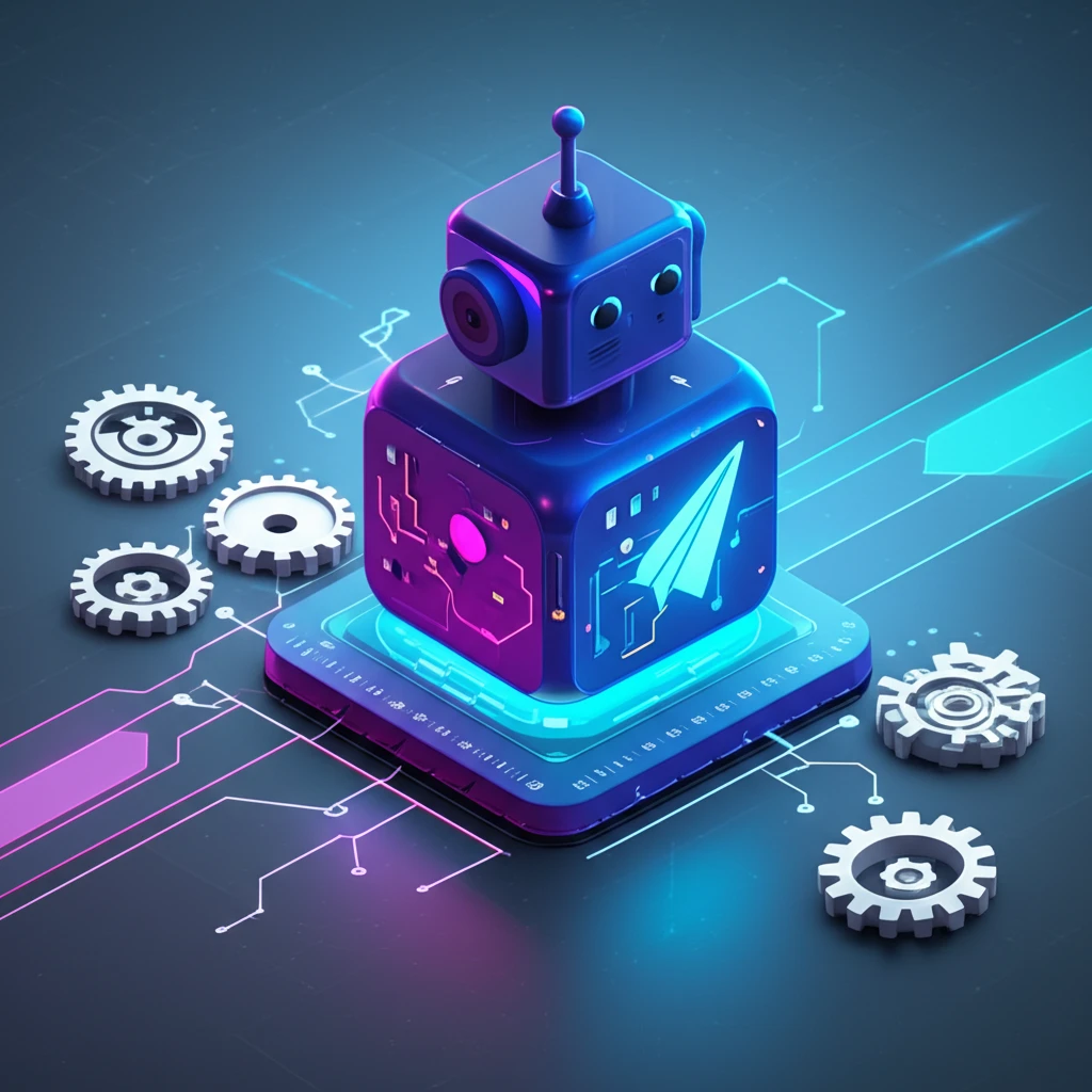 BotFather에서 봇 생성 및 토큰 발급 화면