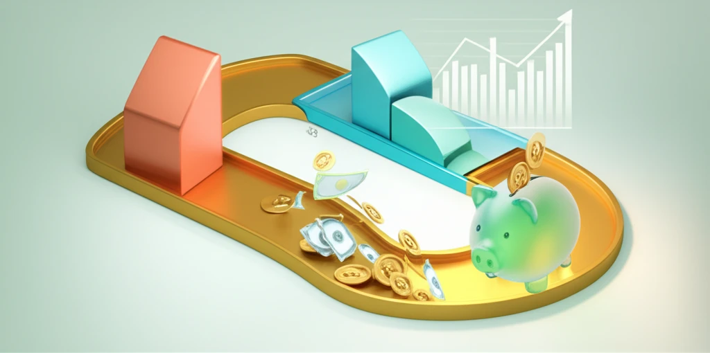 신용대출 갈아타기 개념도