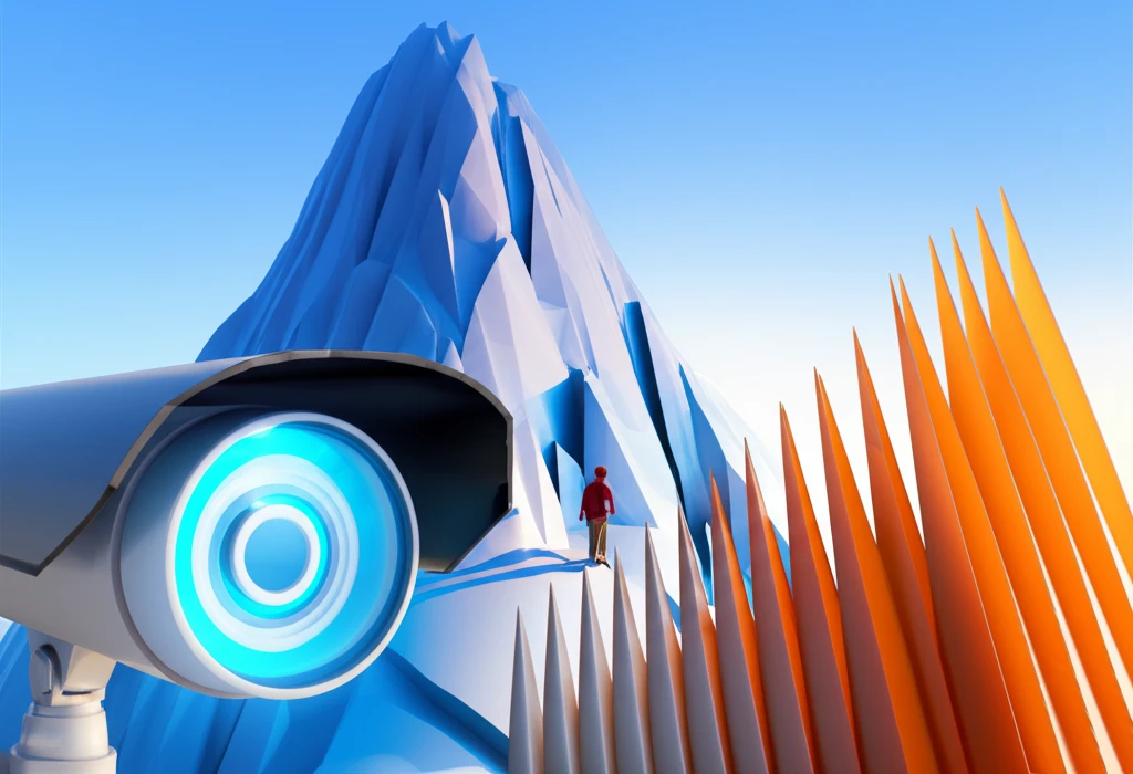 태백산 국립공원 안내도 및 CCTV 위치 개념도